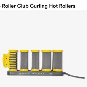 Drybar Yellow and Gray Roller Club Curling Hot Rollers